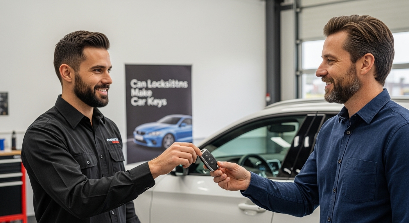 locksmith making car key