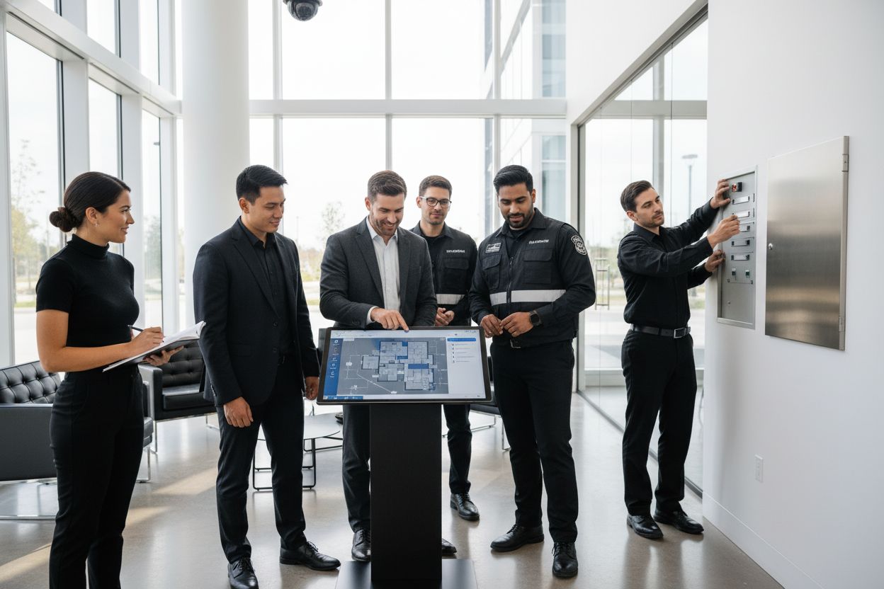 building security checklist, office security, facility management